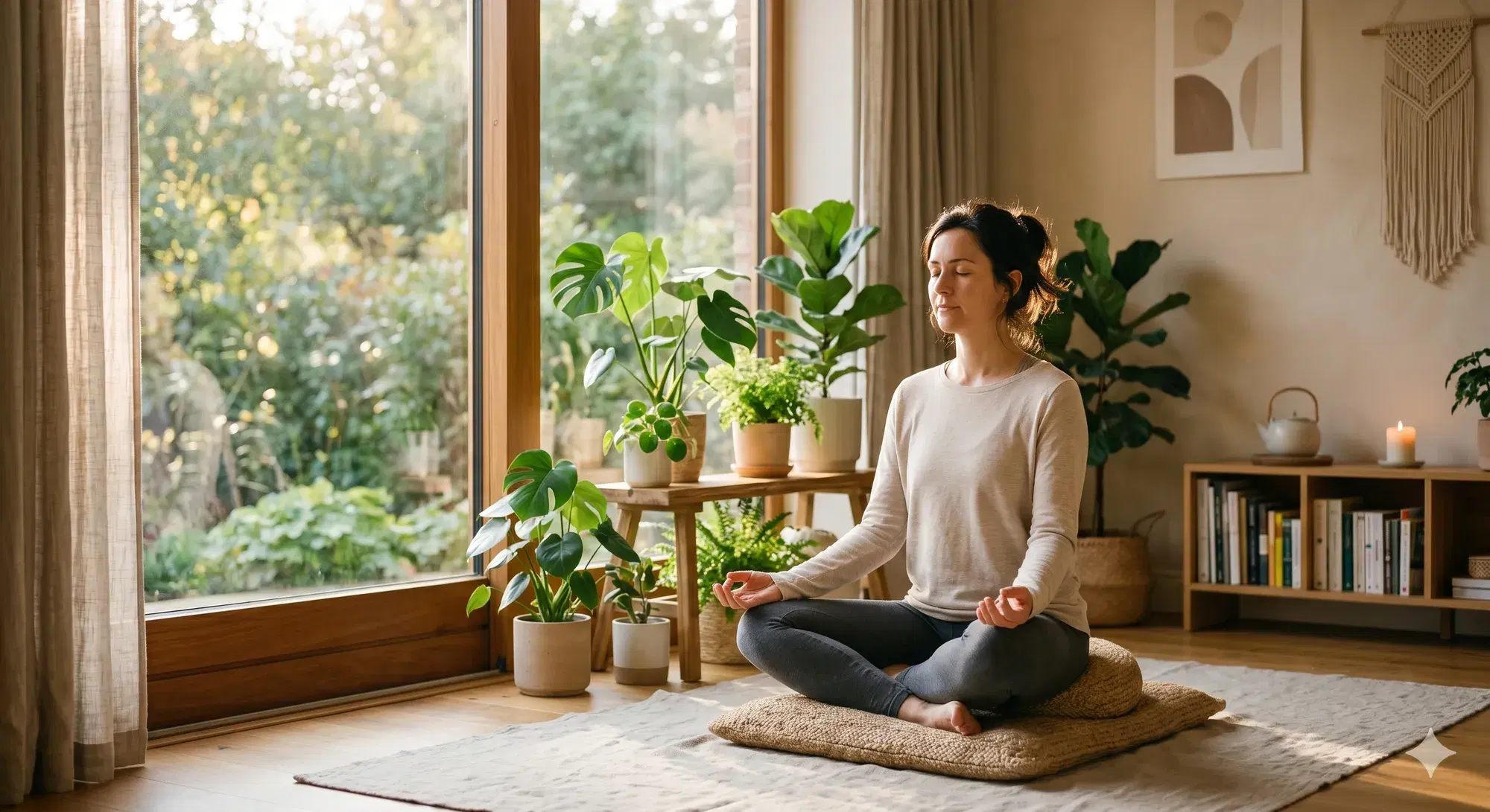 A calm, prepared treatment room